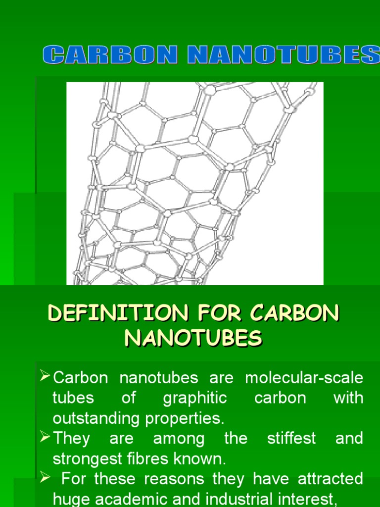 Carbon Nanotubes: Properties & Applications | PDF | Carbon Nanotube ...