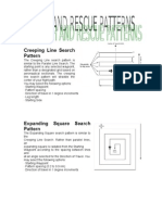 Search and Rescue Patterns