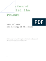 Feast of Christ The Priest English