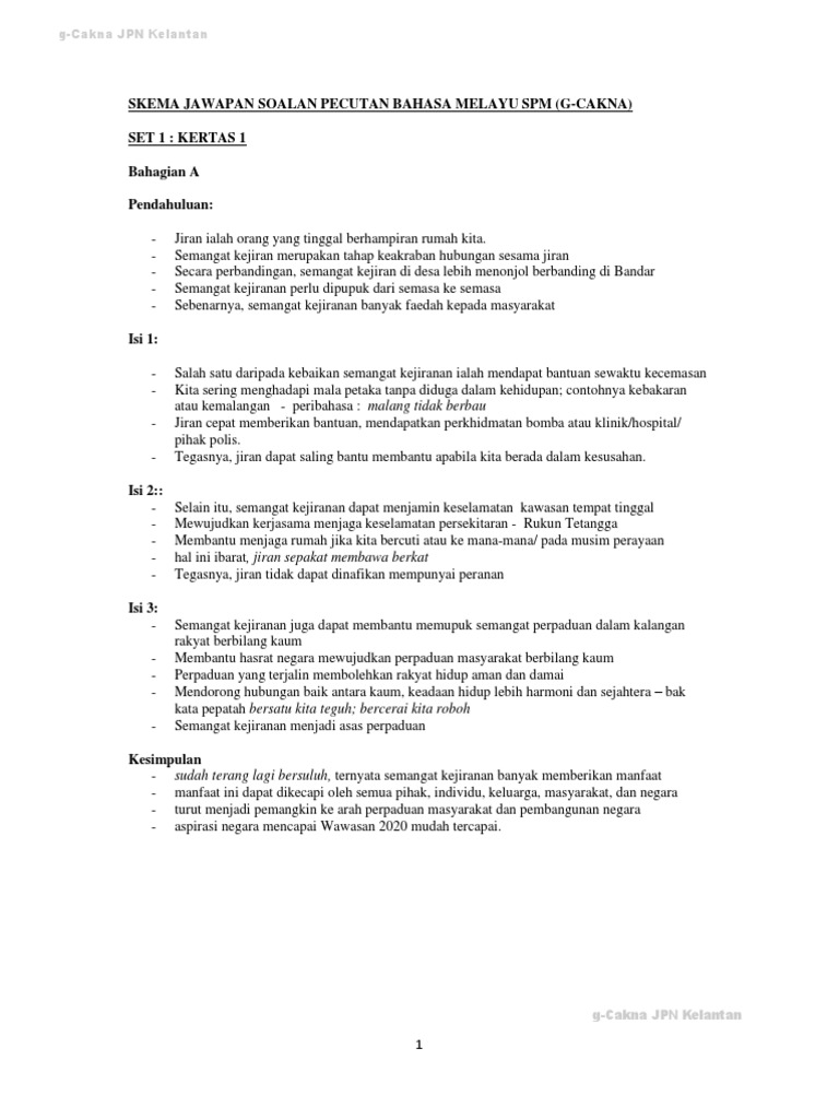 Skema Bm Spm Pdf