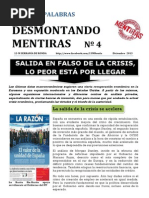 Desmontando Mentiras Nº4