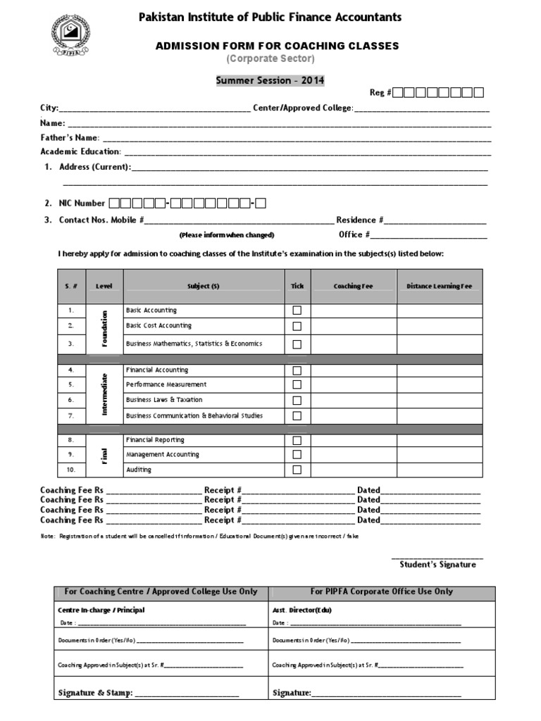 Corporate Finance Coaching Form | PDF
