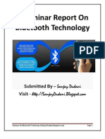 A Seminar On Bluetooth Technology (Updated)