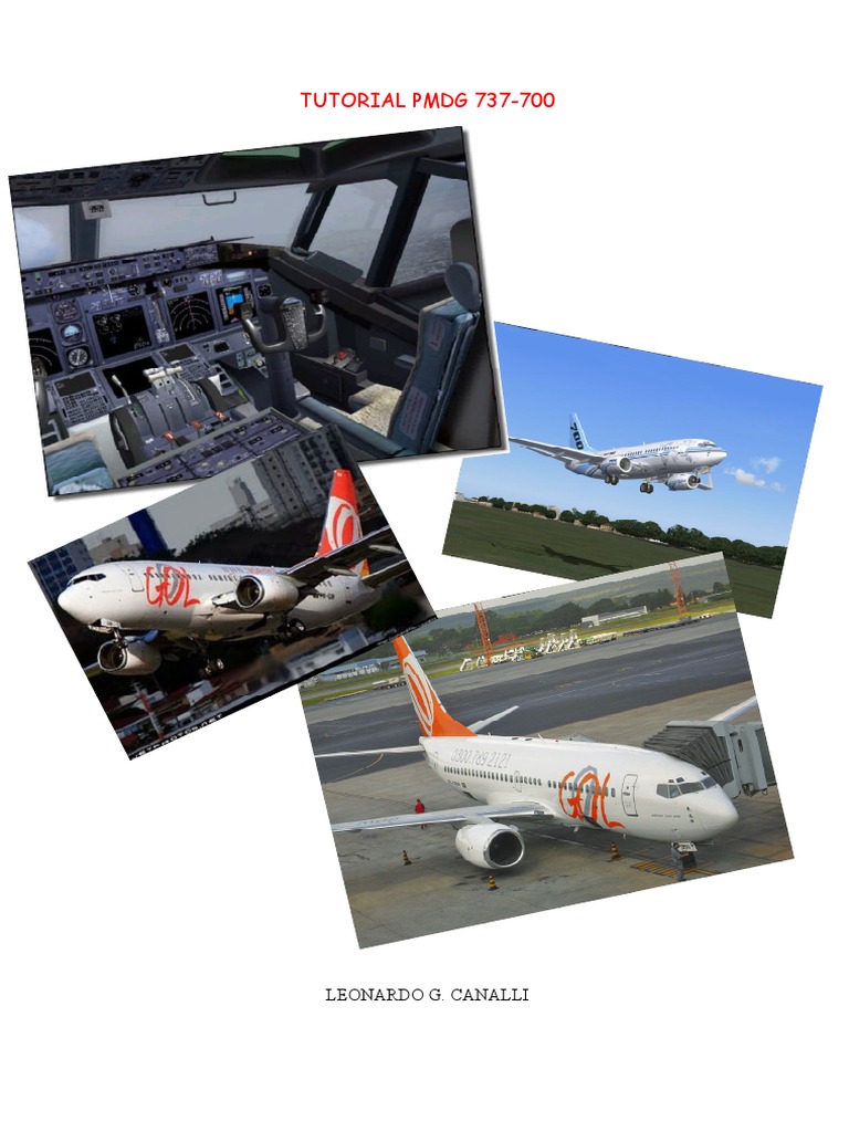 Tutorial PMDG 737-700 para Iniciantes | PDF | Aeronave | Vermelho