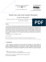 Greed, Fssear and Stock Market Dynamics-F. H. Westerhoff