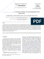 Study of Solid-Liquid Extraction Kinetics of Total Polyphenols From Grape Seeds