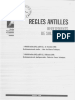Règles Antilles - Revêtements de sols souples - Edition 1996