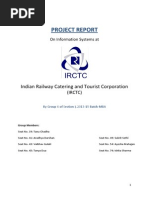 Project Report - Irctc