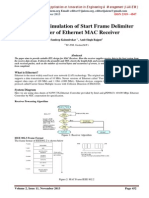 Design and Simulation of Start Frame Delimiter & Buffer of Ethernet MAC Receiver