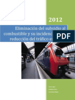 Eliminación Del Subsidio Al Combustible y Su Incidencia en La Reducción Del Tráfico en Quito