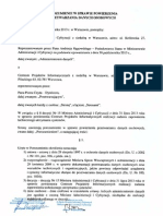 Porozumienie w sprawie powierzenia przetwarzania danych osobowych zawarte w dniu 31.10.2013 r. pomiędzy Ministrem Administracji i Cyfryzacji a dyrektorem CPI