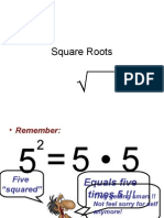 2-7 Square Roots & Real Numbers