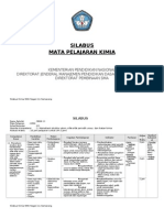 Silabus Kimia SMA (Pendidikan Karakter - Lengkap)