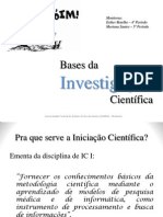 Bases Pesquisa Científica