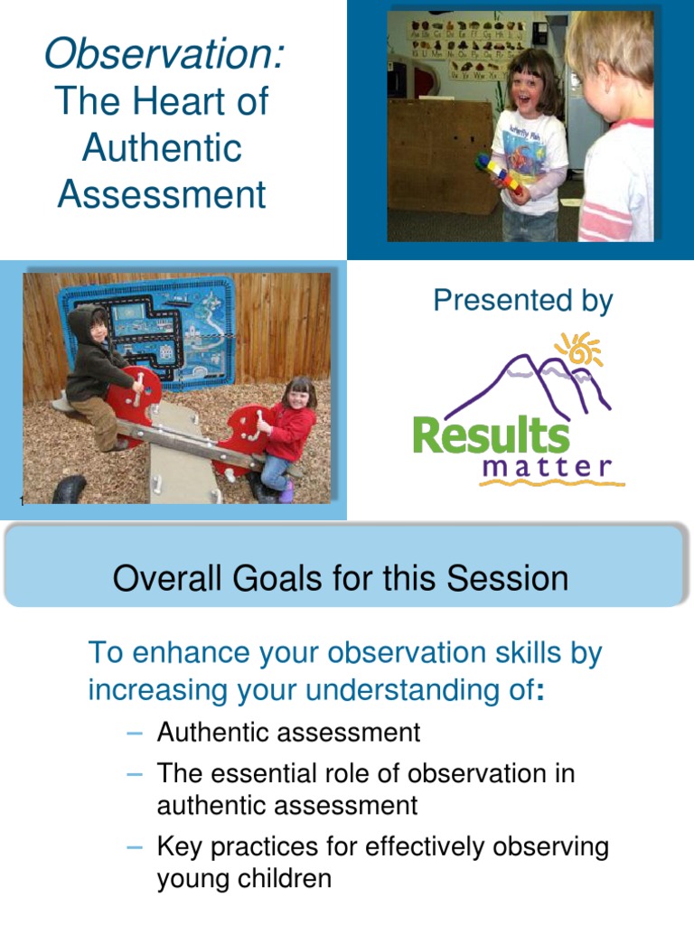 Effective Practices in Authentic Assessment | PDF | Educational ...