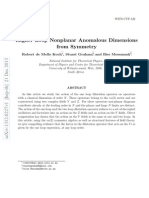 Higher Loop Nonplanar Anomalous Dimensions From Symmetry: Robert de Mello Koch, Stuart Graham and Ilies Messamah