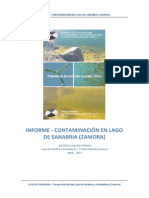 contaminación Lago de Sanabria informe inicial