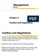 Ch06ch06 Conflict and Negotiation