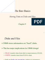 The Bare Basics: Storing Data On Disks and Files