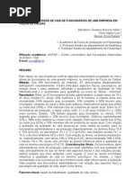 Quality of Life and Stress