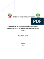 PLANEFA 2013 Municipalidad Provincial de Jaén