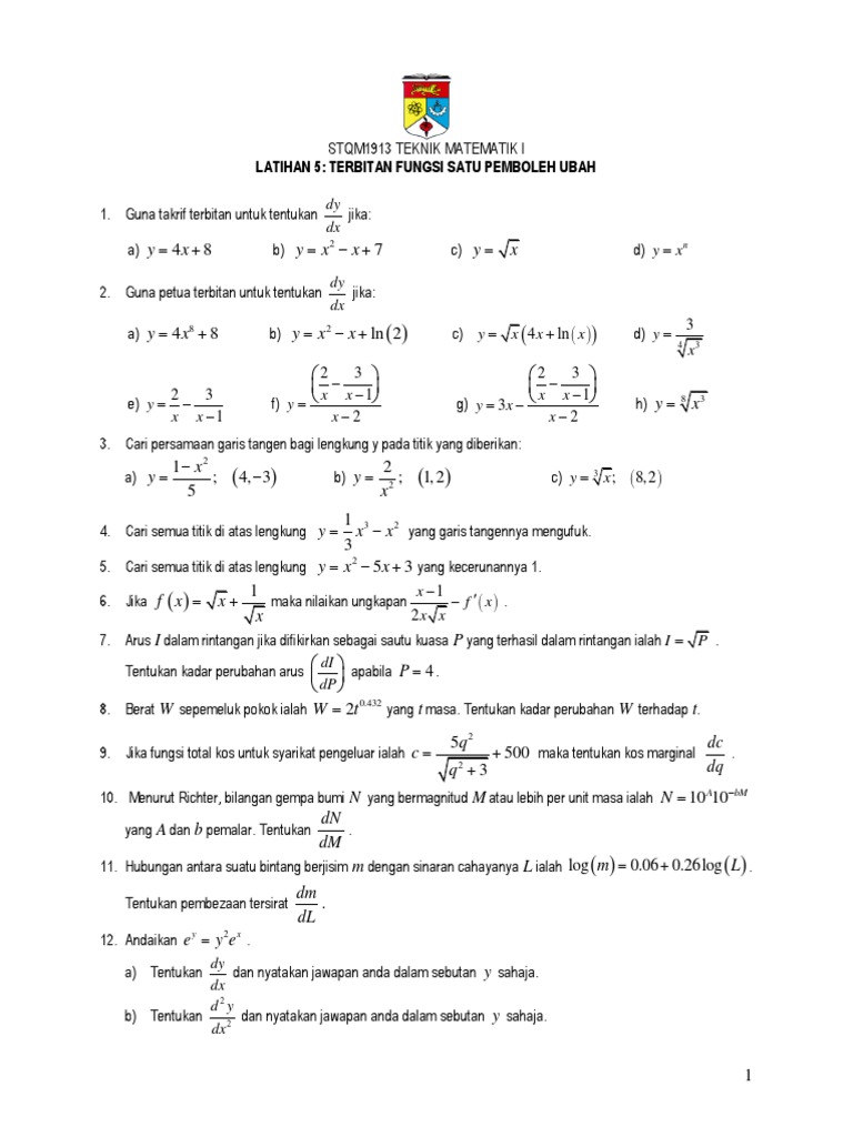 Tutorial 5 Latihan 5 | PDF