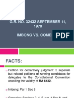 G.R. NO. 32432 SEPTEMBER 11, 1970 Imbong vs. Comelec