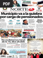 Periódico Norte de Ciudad Juárez 25 de Diciembre de 2013