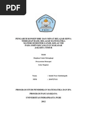 Tesis Indah Survei