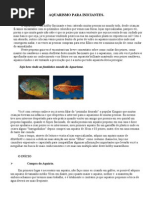 Aquarismo Para Iniciantes