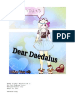 Dear Daedalus