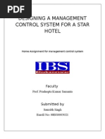 Download designing a management control system for a hotel by saurabh SN19358873 doc pdf