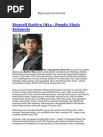 Biografi Penulis Indonesia