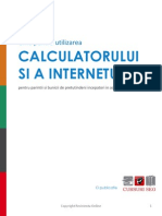 Ghid Pentru Utilizarea Calculatorului Si A Internetului