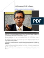 Tony Pua Dilantik Pengerusi DAP Selangor