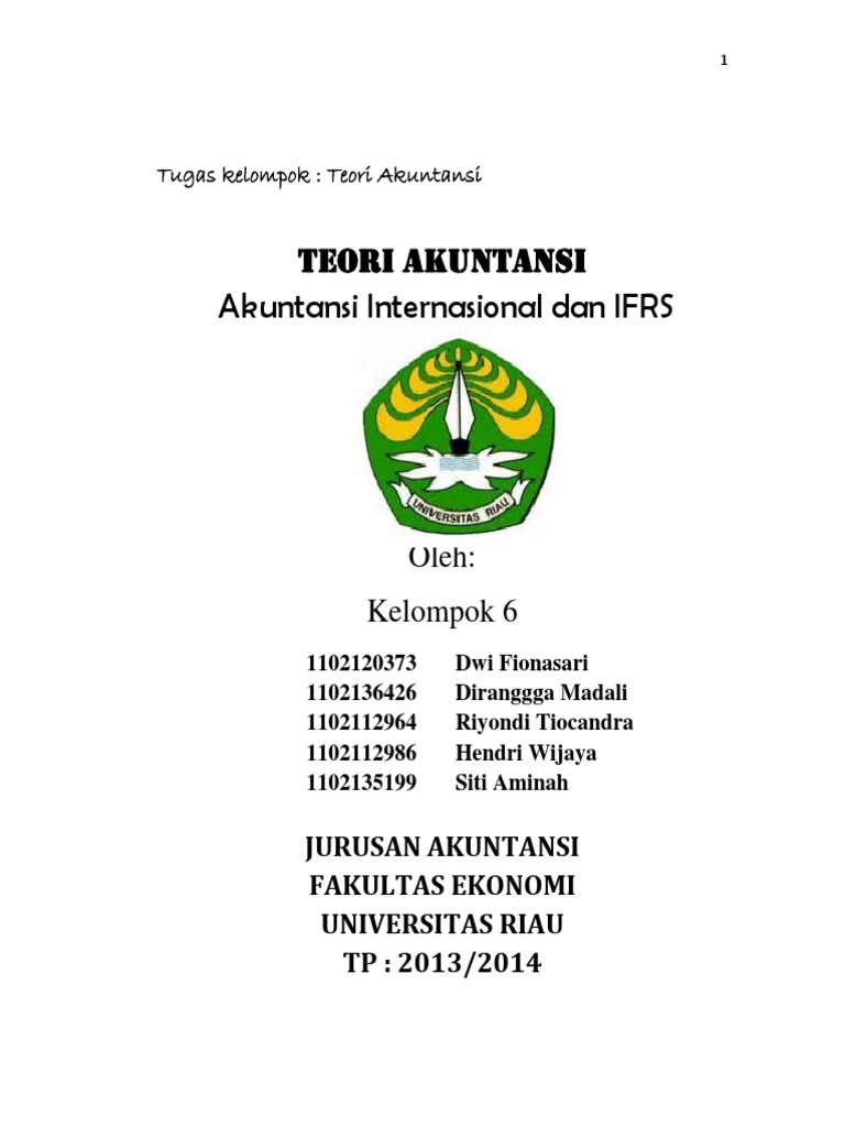 Akuntansi Internasional Dan Ifrs