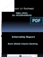 MGT619 MIS Internship Report Al Falah Bank