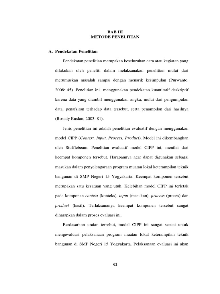 Download Contoh Evaluasi Program Cipp Secondpowerup