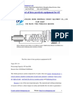 The Flow Chart of Tires Pyrolysis Equipment For 6T