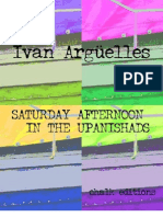 Ivan Arguelles - SATURDAY AFTERNOON IN THE UPANISHADS