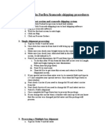 Parker Hannifin Parflex/Scancode Shipping Procedures: 1. Starting Up Host Session and Scancode Shipping System