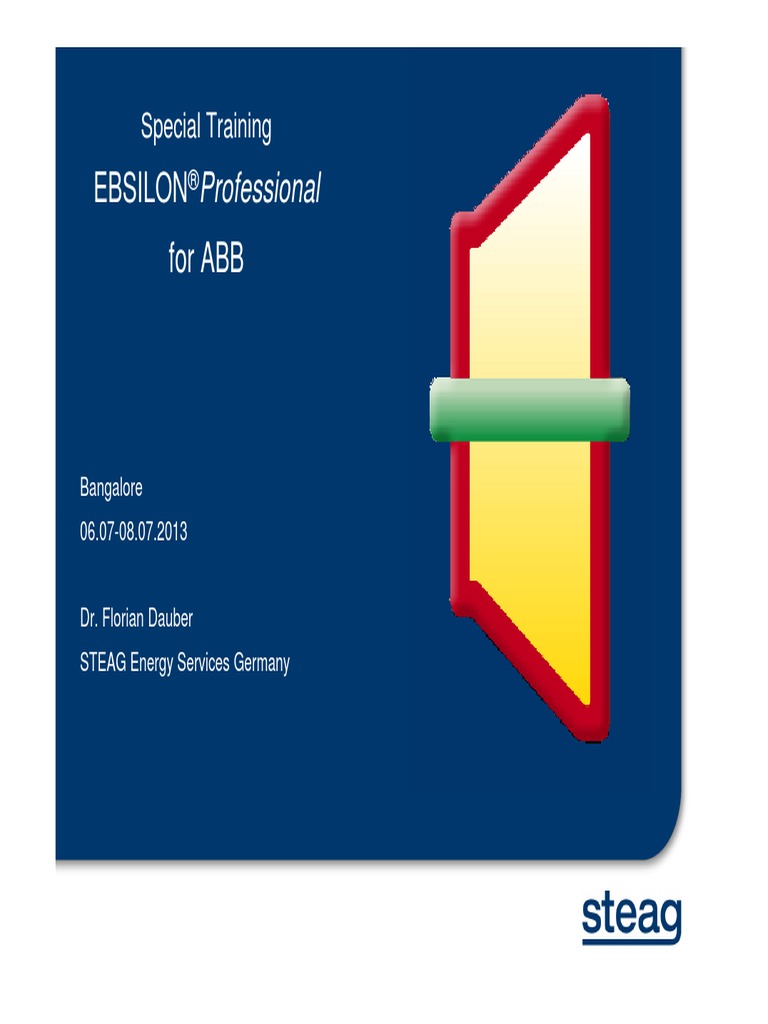 Ebsilon Basis ABB Indialearn About Power Plant Modeling Using EBSILON ...