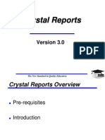 Crystal Reports Training1