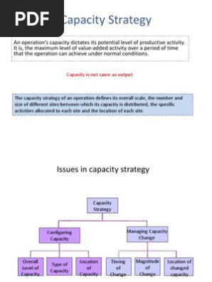 Capacity Strategy 26 And 31 1 Economies Of Scale Strategic Management
