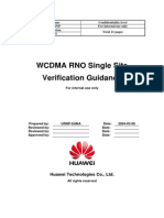 WCDMA RNO Single Site Verification Guidance-20040716-A-1.1