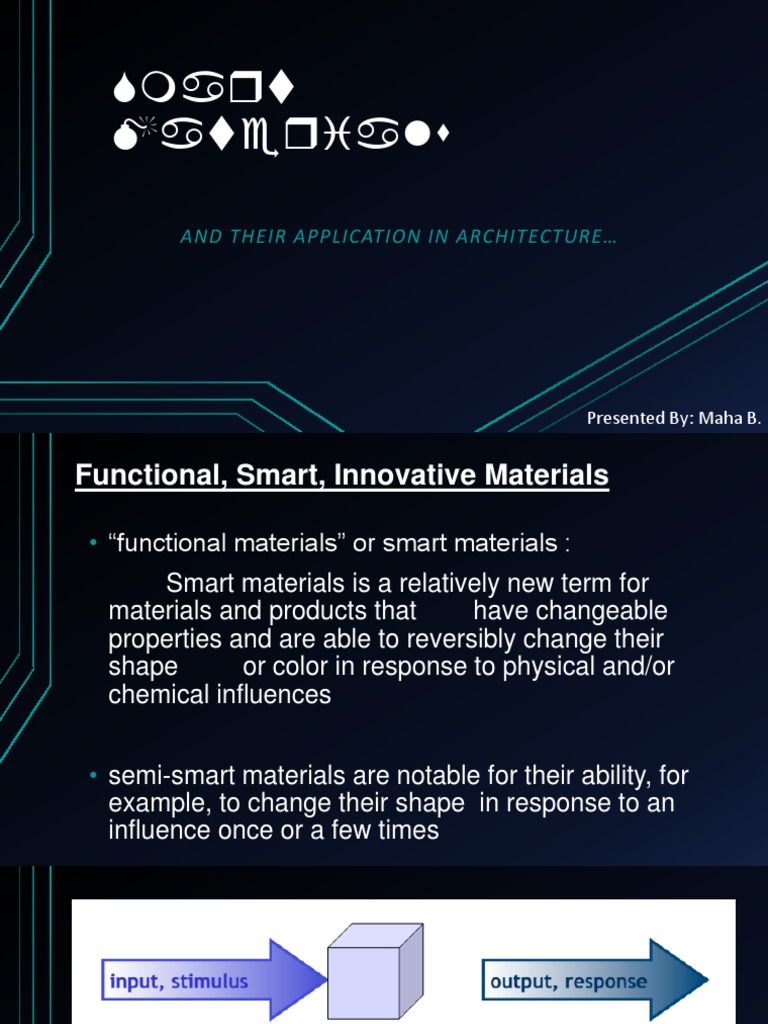 Smart Materials in Architecture | PDF | Thin Film | Solar Energy