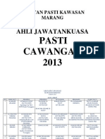 Ajk Pasti Cawangan 2013