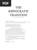 The hippocratic treatise on glands