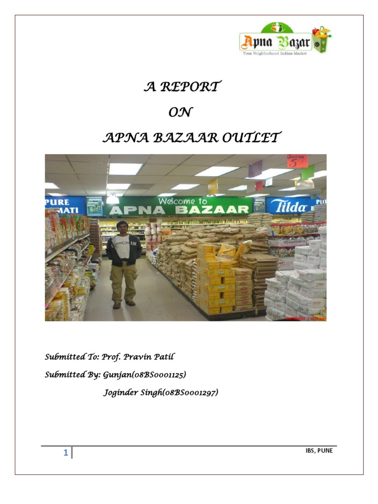 Apna Bazar Pdf Retail Shopping Mall
