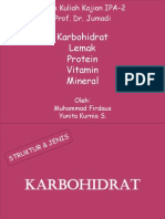 Karbohidrat, Lemak, Protein, Vitamin, Dan Mineral